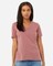 BELLA + CANVAS Women’s V-Neck Short Sleeve Tee – Soft Lightweight Shirt for Casual Wear